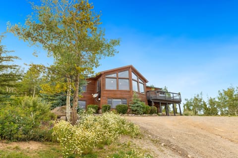 Exterior view showcasing your private mountain chalet.