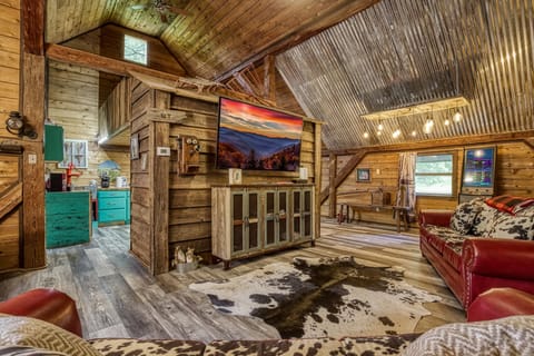 View of living room and TV - View of living room and TV