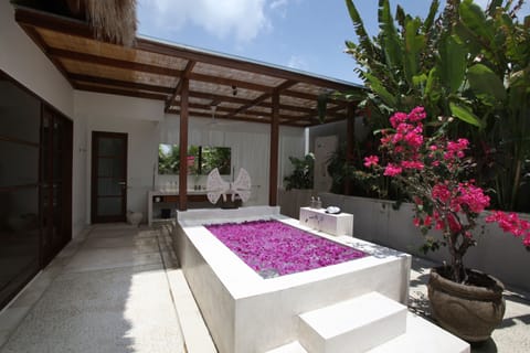 Villa, 4 Bedrooms, Private Pool | Bathroom | Separate tub and shower, deep soaking tub, free toiletries, hair dryer