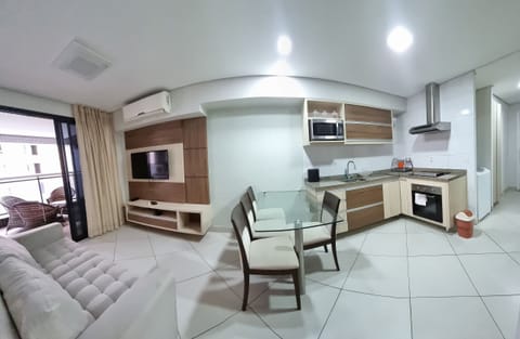 Comfort Apartment | Private kitchen | Full-size fridge, microwave, stovetop, blender