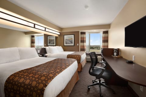 Room, 2 Queen Beds, Non Smoking | Premium bedding, pillowtop beds, desk, blackout drapes