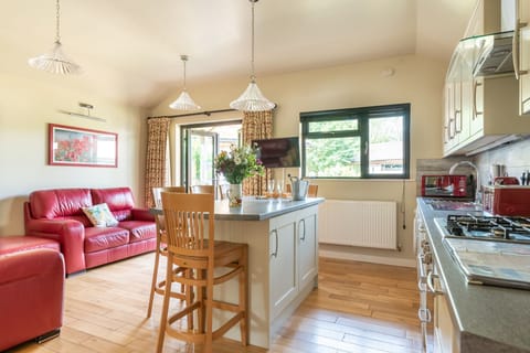 Open plan living area