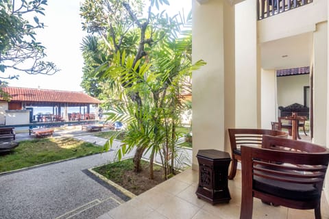 Deluxe Double or Twin Room, Sea View | Terrace/patio