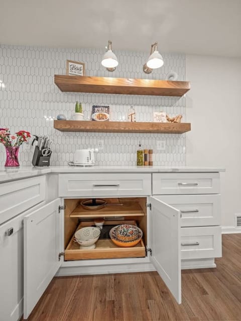 Fully stocked kitchen