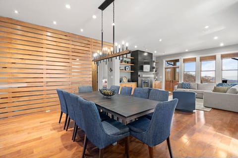 Dining Area opens to Living Room w/ those Views!