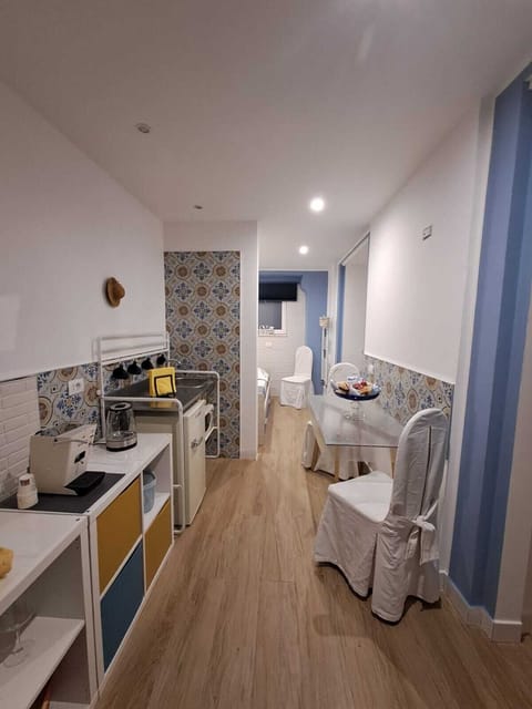 Family Double or Twin Room (Scirocco) | Private kitchen | Full-size fridge, microwave, coffee/tea maker, electric kettle