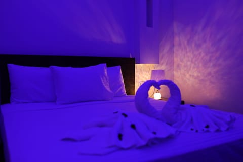 Romantic Double Room | Minibar, blackout drapes, free WiFi, bed sheets