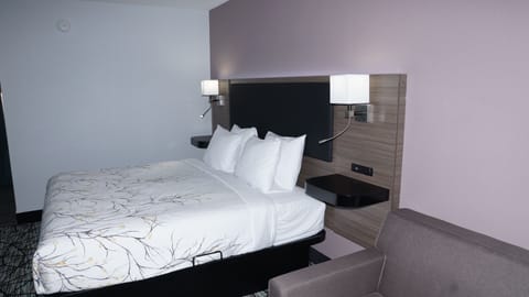 Room, 1 King Bed, Accessible, Bathtub (Mobility/Hearing Accessible) | Desk, blackout drapes, iron/ironing board, free WiFi