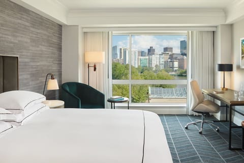 Room, 1 King Bed, View (Exterior View) | 1 bedroom, Frette Italian sheets, premium bedding, down comforters
