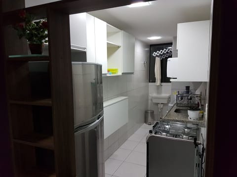 Apartment | Private kitchen | Fridge, blender, cookware/dishes/utensils