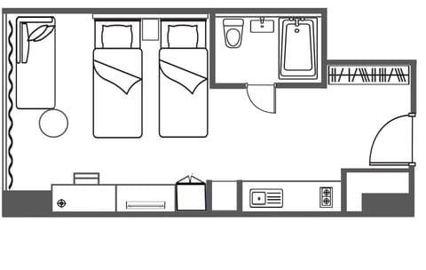 Premier Twin Room | Down comforters, in-room safe, desk, laptop workspace