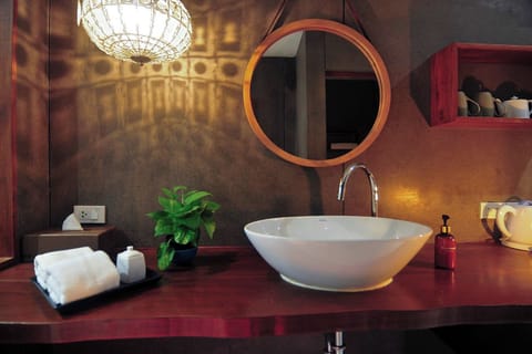 Deluxe Room | Bathroom | Shower, free toiletries, hair dryer, towels