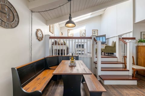 Step up loft with comfortable living room