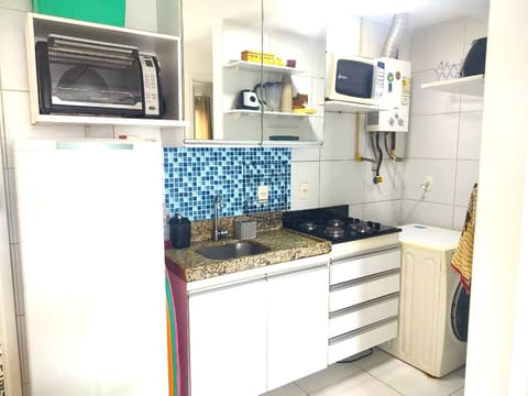 Elite Apartment | Private kitchen | Fridge, microwave, blender, mixer