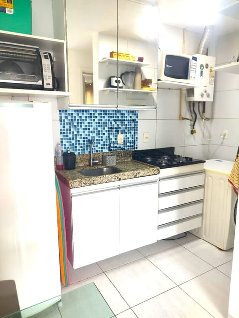 Elite Apartment | Private kitchen | Fridge, microwave, blender, mixer