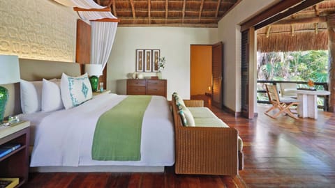Ocean View Two Level Villa with Large Private Pool | Egyptian cotton sheets, premium bedding, minibar, in-room safe