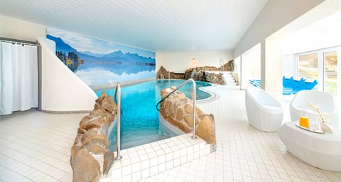 Indoor pool, open 6:30 AM to 10:00 PM, sun loungers