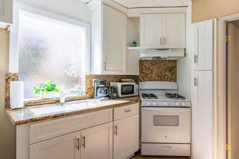 Fully stocked kitchen