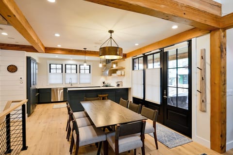 Main Level- Dining, Kitchen and Deck Entrance