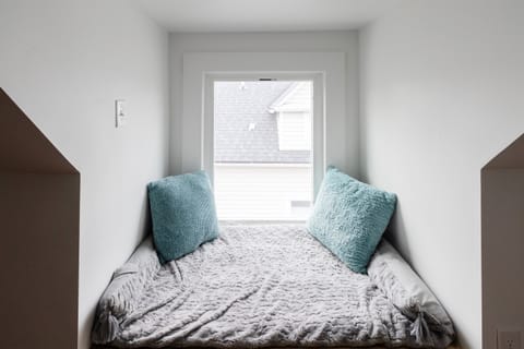 An elegant, light-filled space with a minimalist aesthetic.