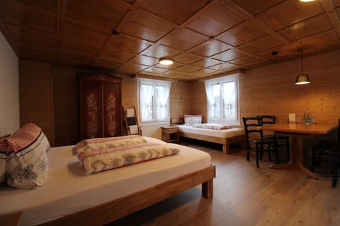 Basic Quadruple Room, Shared Bathroom, Mountain View | Soundproofing, free WiFi