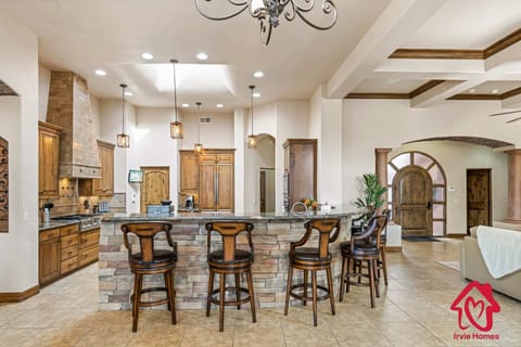 Bar Area with Six Stools