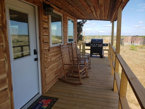 Porch with gas grill (we provide the propane)
