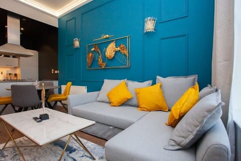 Colourful living room