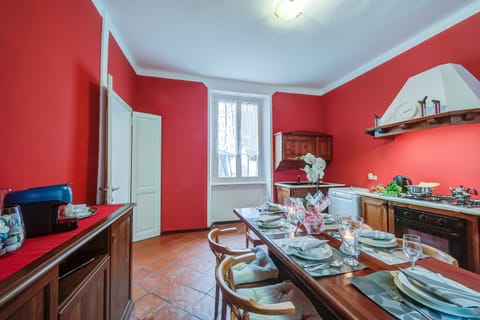 Kitchen and dining area