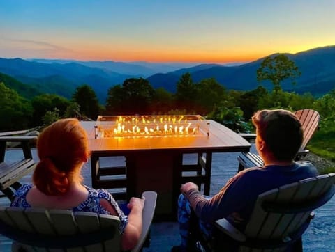 Amazingly beautiful. Take in the Appalachian Mountains and enjoying a fire table
