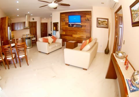 Apartment, 2 Bedrooms | Living room | 40-inch flat-screen TV with satellite channels, TV