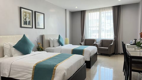 Deluxe Twin Room | Premium bedding, in-room safe, desk, free WiFi