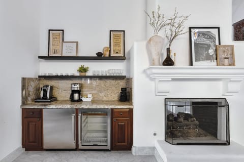 Coffee Bar w/ Drink and Wine Refrigerator