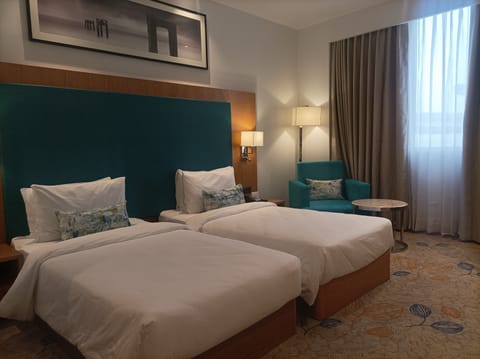 Premium Room, 2 Twin Beds, Non Smoking | In-room safe, iron/ironing board, free WiFi, bed sheets