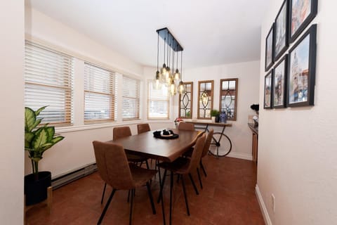 Dining Room Area with Many Windows