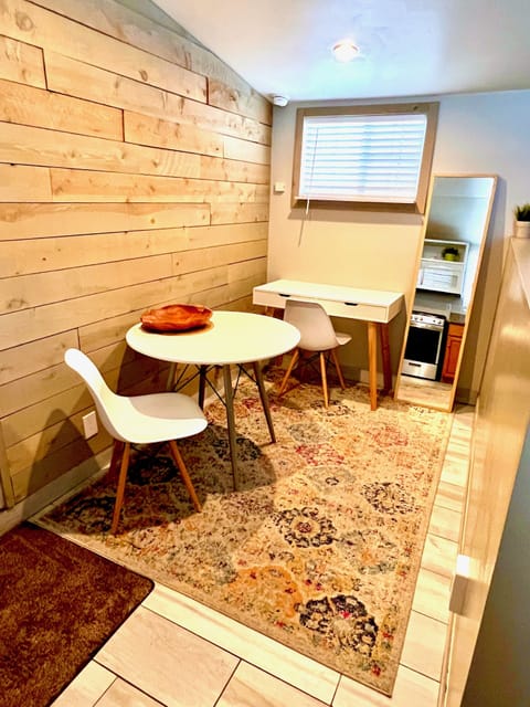 Desk and Dining Area