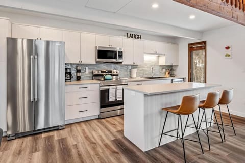 Open modern kitchen with a clean feel