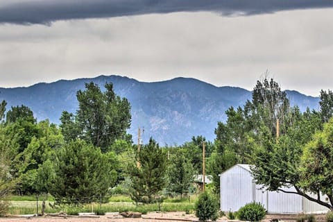 Beautiful view of the mountains from the backyard/living room