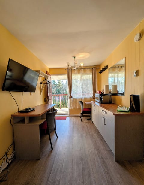 Standard Double Room, 2 Double Beds | Living area | Flat-screen TV