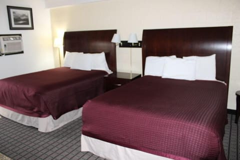 Standard Double Room, 2 Queen Beds | Desk, laptop workspace, blackout drapes, iron/ironing board