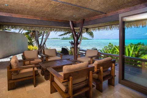 Presidential Beachfront Villa | Terrace/patio