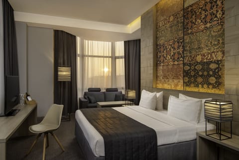 Executive Room | Minibar, in-room safe, blackout drapes, soundproofing