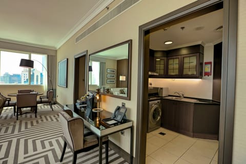 Classic Suite, City View (1 King Bed) | Private kitchen | Electric kettle, cleaning supplies, paper towels