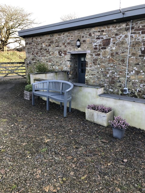 Entrance and parking area