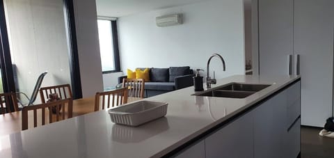 Family Apartment, Non Smoking, Lake View | Shared kitchen | Microwave, oven, stovetop, toaster