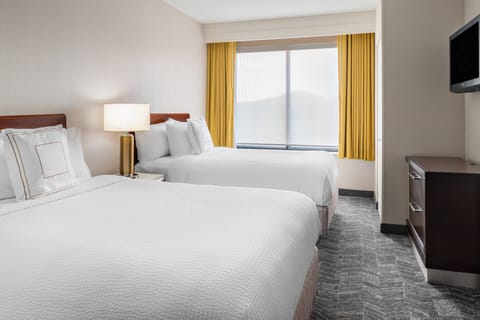Suite, 2 Double Beds | Premium bedding, pillowtop beds, in-room safe, desk
