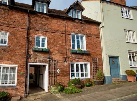 The front of the house.