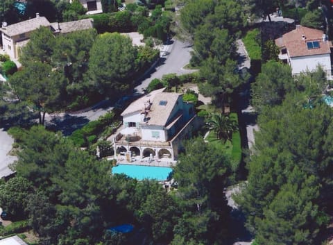 Villa aerial view
