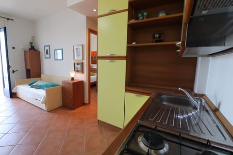 House, 1 Bedroom, Balcony, City View | Private kitchen