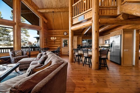 Open living area amazing views